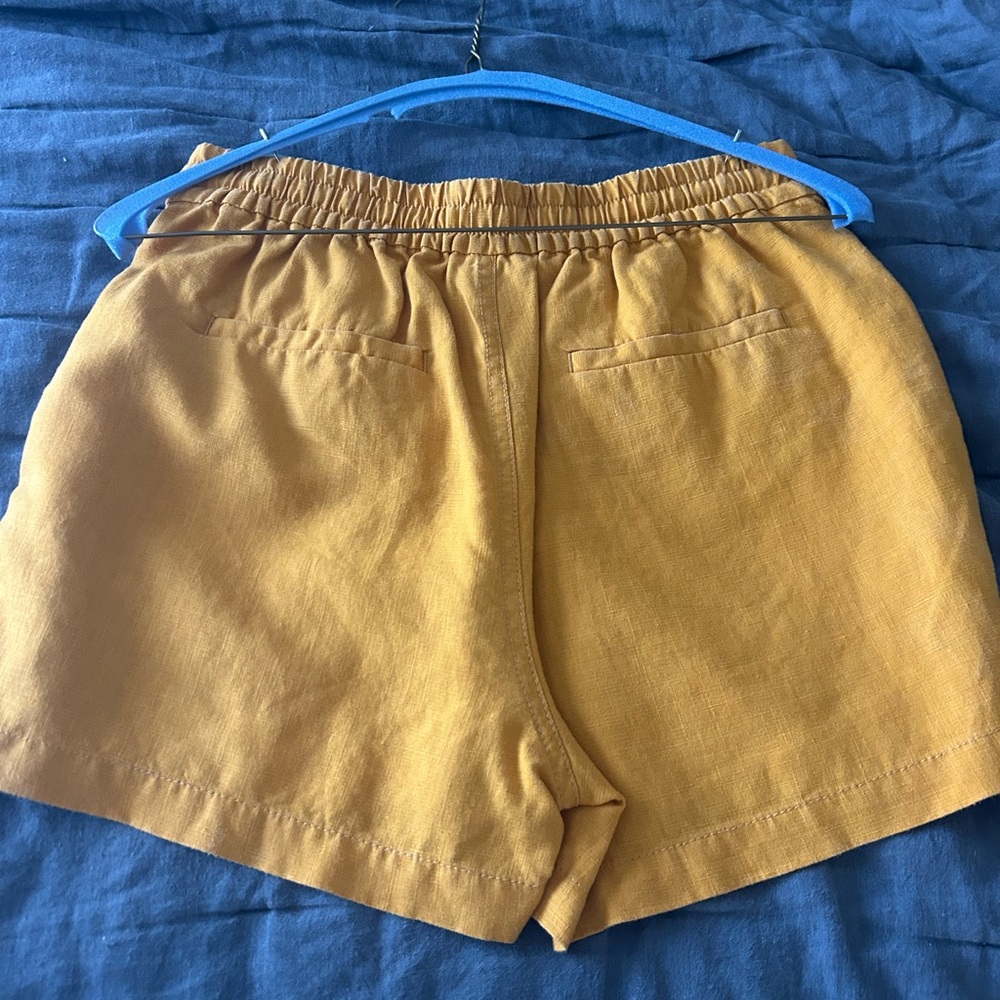Women's Mustard Shorts